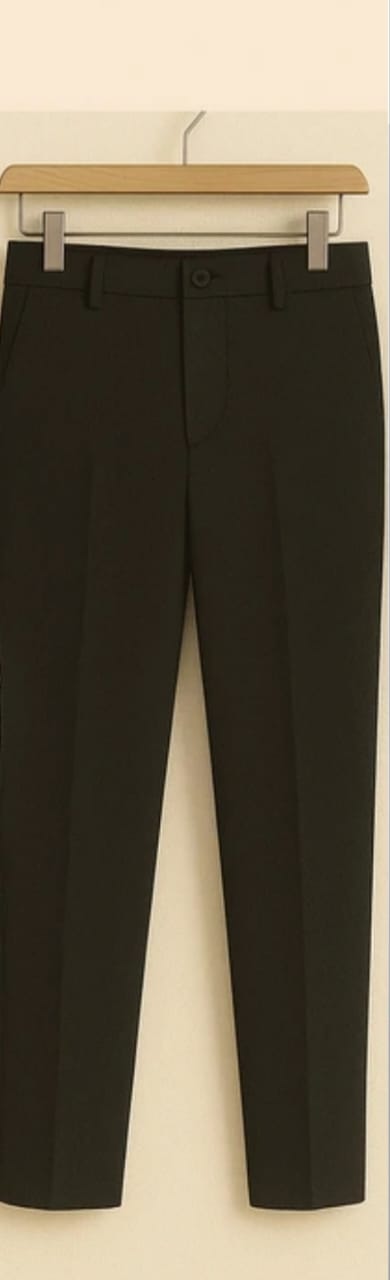 Boys Black Formal Pant
